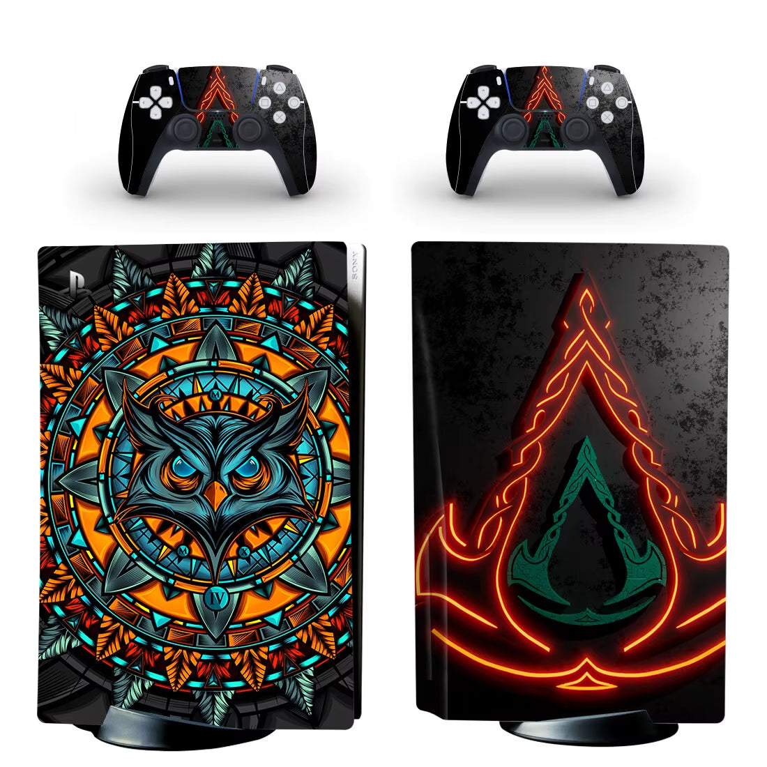 Custom Design PS5 Disc Skin Sticker Decal Cover for Console & Controllers PS5 Disk Skin Sticker Vinyl