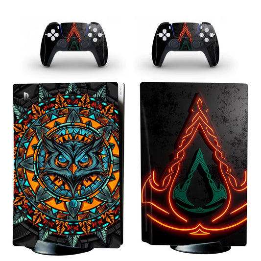 Custom Design PS5 Disc Skin Sticker Decal Cover for Console & Controllers PS5 Disk Skin Sticker Vinyl