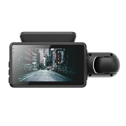 1080P Dual Lens Car DVR Dash Cam Video Recorder G-Sensor Front and inside Camera