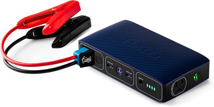 Bolt 58830 Mwh Portable Phone Laptop Charger Car Jump Starter with AC Outlet and Car Charger - Blue Graphite