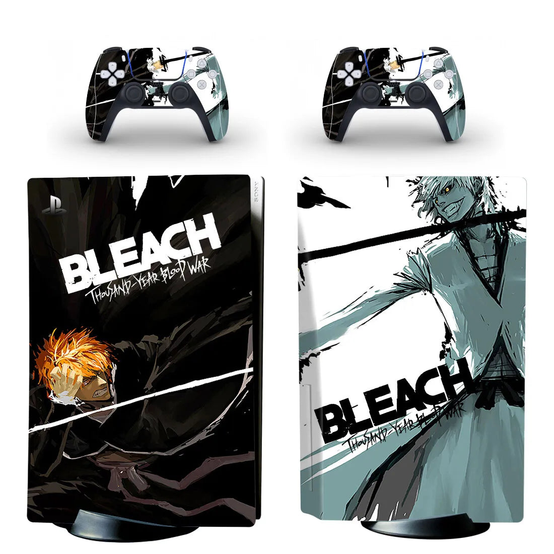 Anime Bleach PS5 Disc Skin Sticker Protector Decal Cover for Console Controller PS5 Disk Skin Sticker Vinyl