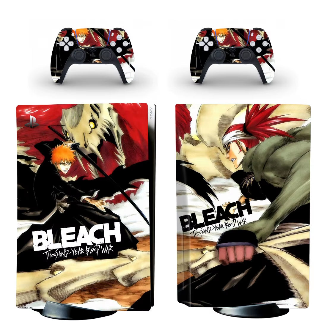 Anime Bleach PS5 Disc Skin Sticker Protector Decal Cover for Console Controller PS5 Disk Skin Sticker Vinyl