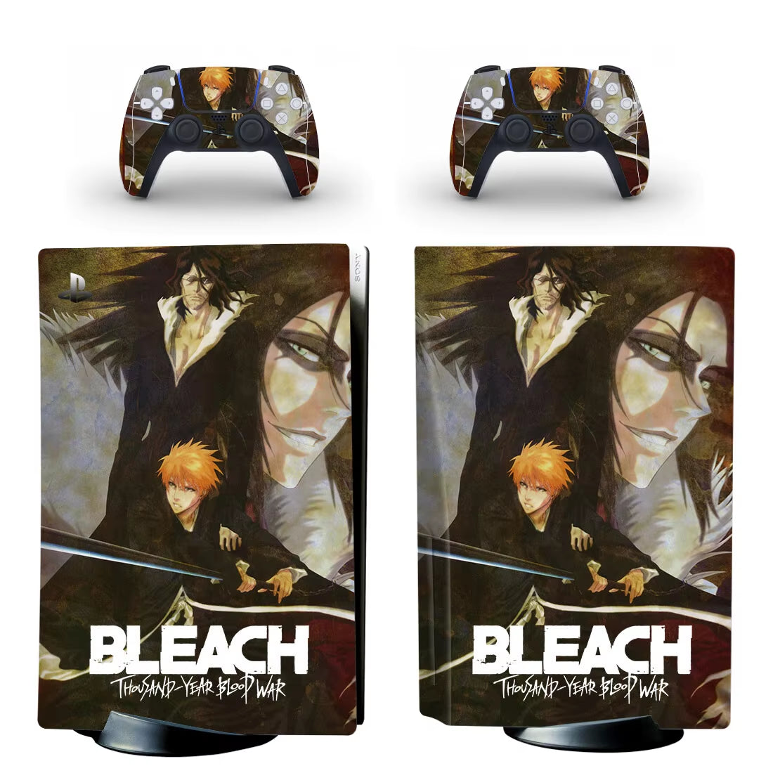 Anime Bleach PS5 Disc Skin Sticker Protector Decal Cover for Console Controller PS5 Disk Skin Sticker Vinyl