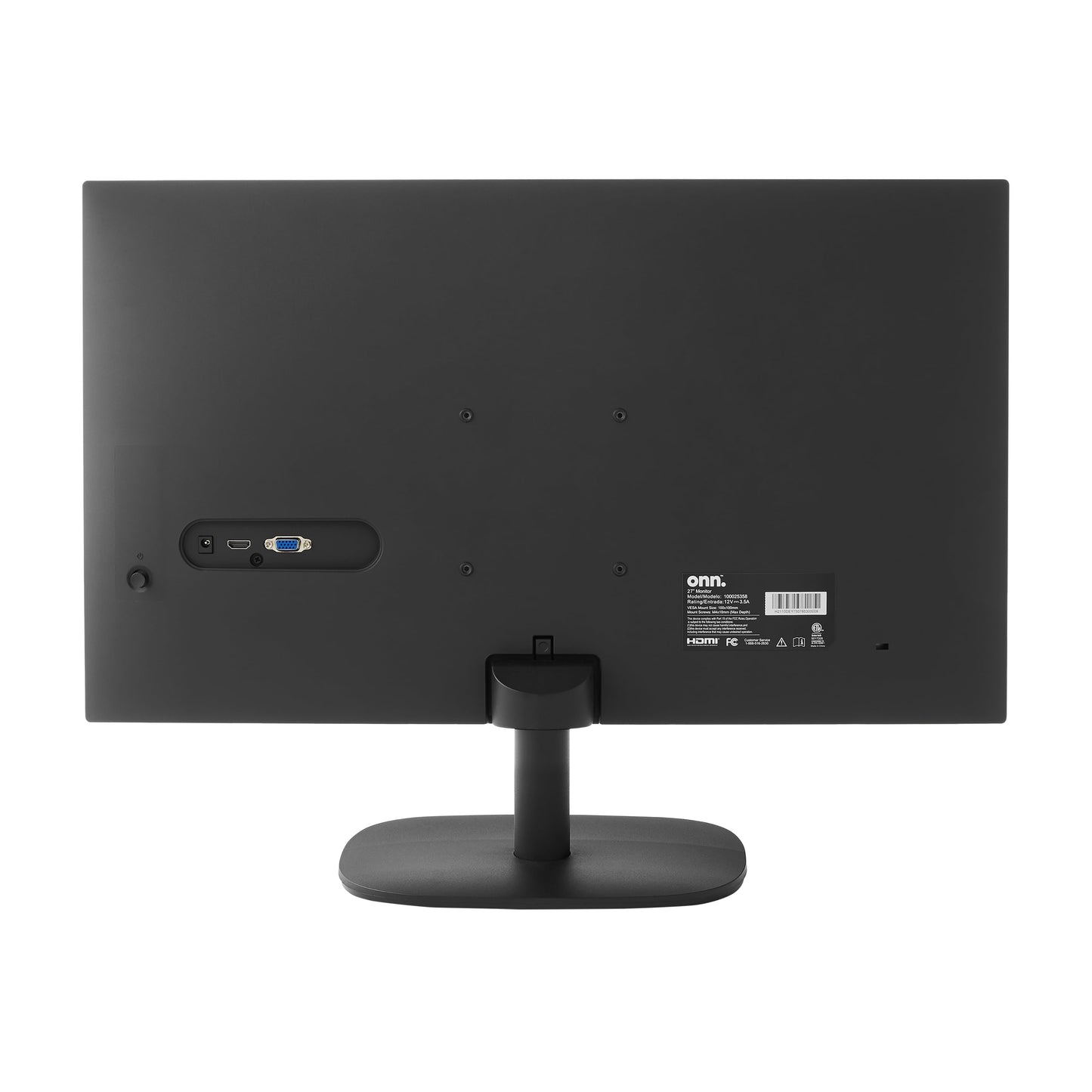 27" FHD (1920 X 1080P) 75Hz Bezel-Less Office Monitor, Includes 6Ft HDMI Cable, Black, New