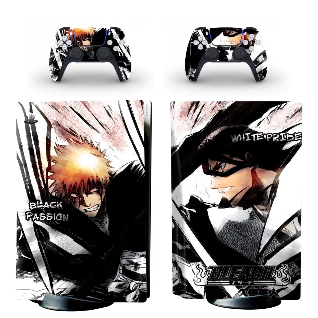 Anime Bleach PS5 Disc Skin Sticker Protector Decal Cover for Console Controller PS5 Disk Skin Sticker Vinyl