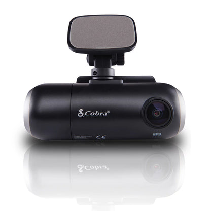 Cobra SC 201 1080P Dash Cam + Interior Night Vision Cam, Live Alerts, Carplay Compatible Dash Camera